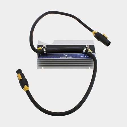 Samlex Europe Galvanisk isolator ESP för båt, skyddar mot korrosion vid landström, silver och svart aluminium