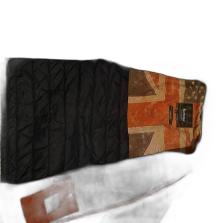 Mörk blå quiltad jacka från Barbour