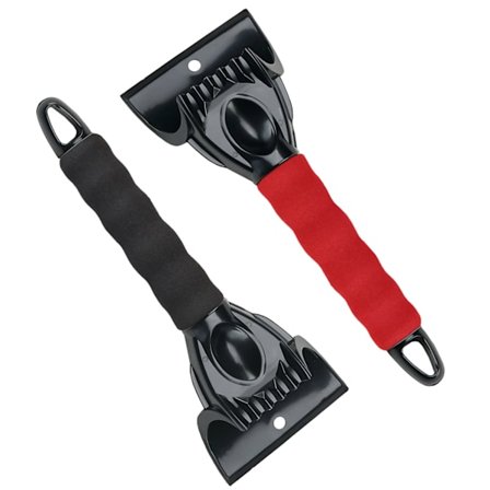 2 stk. isskrape for bil, isskrape for bilfrontrute, skumgrepet er komfortabelt og skader ikke hendene eller billakken, solid og holdbar