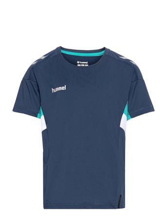 Tech Move Kids Jersey S/S Blue Hummel