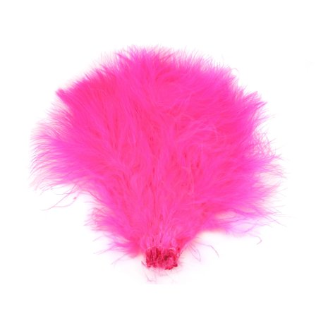 Natures Spirit Fish Hunter Blood Quill Marabou - Fl. Hot Pink (UV)