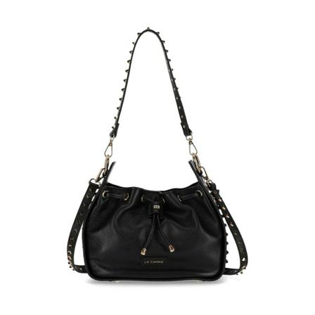 La Carrie, BAG Zwart, Dames, Maat:ONE Size,leer