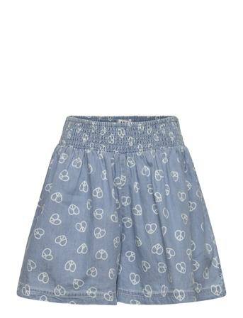 Alanis Shorts Sweat Shorts Blå Molo*Betinget Tilbud