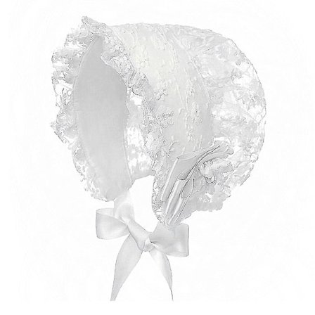 Baby Pige Småbørn Åndbar Blondehætte Broderet Bomuld Justerbar Solbeskyttelse Hat Baby Blondehat Baby Hårtilbehør