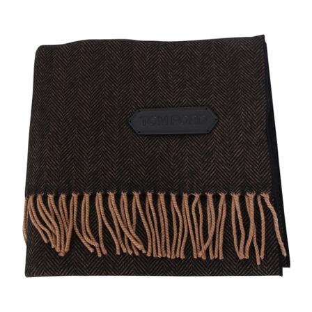 Tom Ford, Scarves Brązowy, Mężczyzna, Rozmiar: ONE Size