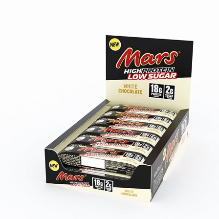 12 x Mars White High Protein Bar Low Sugar, 57 g