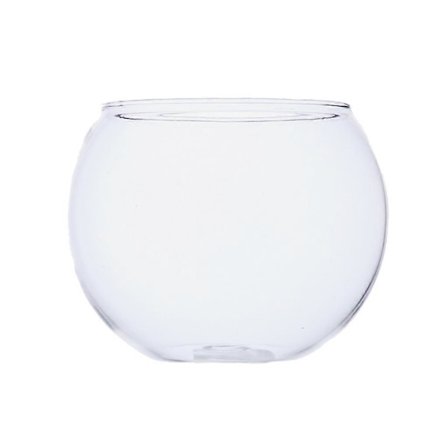 Pyöreä Kirkas Lasimaljakko Akvaario Kulho Kukka Kasvi Terraario Kodin Sisustus