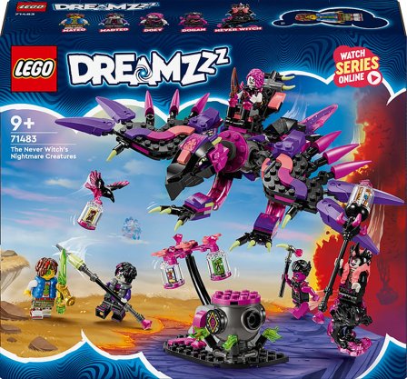 Lego Dreamzzz Aldrigheksens Mareridtsvæsner 71483, Børn & Forældre, Motorik & Bevægelse, Klodser Og Stabletårne
