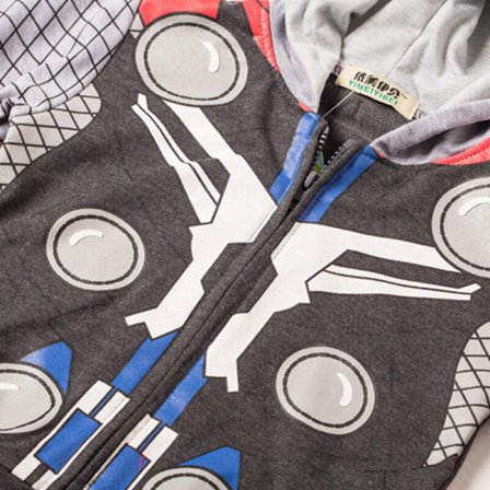 Kids Superhero T-Shirt Top Hoodie Sweatshirt Jacka Coat for Boy W