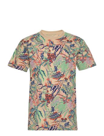 T-Shirt Stockholm Vintage Jungle Multi Color T-shirt Multi/mønstret DEDICATED