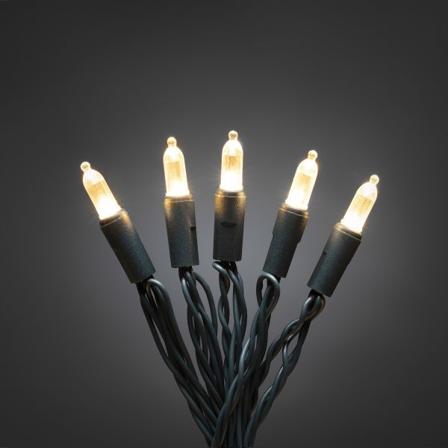 Konstsmide 6080-100 Lysslynge varmhvit, grønn kabel 45,45 m, Belysning