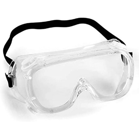Sprutsikre anti-tåkebriller, klart objektiv og fullt justerbar E