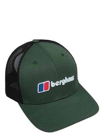 Berghaus Bg Logo Recognition Trucker Cap - Khaki green - ONE SIZE