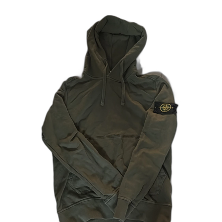 Olivgrön hoodie från Stone Island