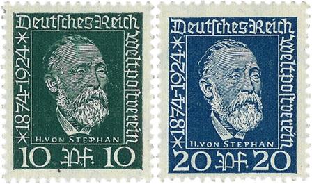 Tyske Rige 1924 - MICHEL 368-369 - Postfrisk