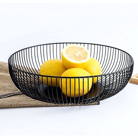 Svart fruktkurv 28x7,5cm Fruktkurv Svart fruktkurv Meta