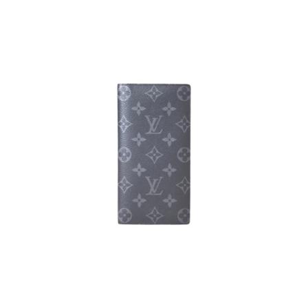 Louis Vuitton Vintage, Pre-owned Canvas Wallet Grijs, Dames, Maat:ONE Size,Zilver