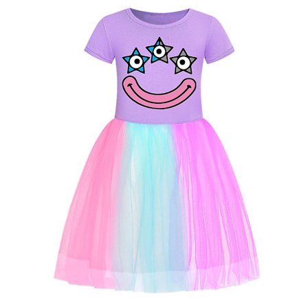 Number Blocks Baby Girls Kläder 2023 Sommar Kortärmade Princess Klänningar Barn Klänning Fest Baby Klänningar För Barn Kläder