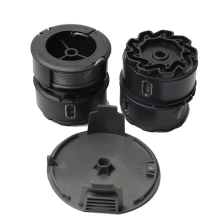 Trådspole för BOSCH UniversalGrassCut Trimmer 18 18-26 18-260 F016800570 med lock (4 stycken)