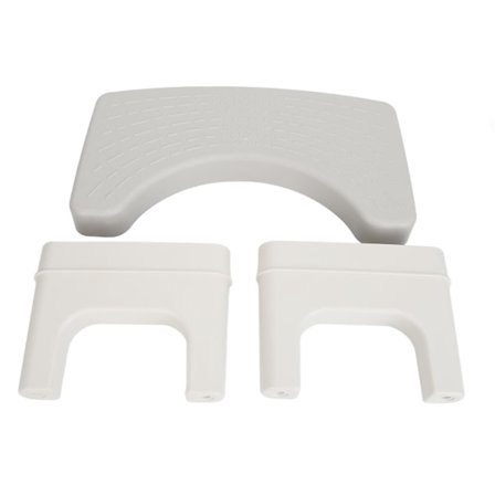 Toilet Skammel Fortykket Toilet Squat Trin Poop Fodskammel Anti Slip Overflade Stabil Robust Squat Toilet Skammel Grå