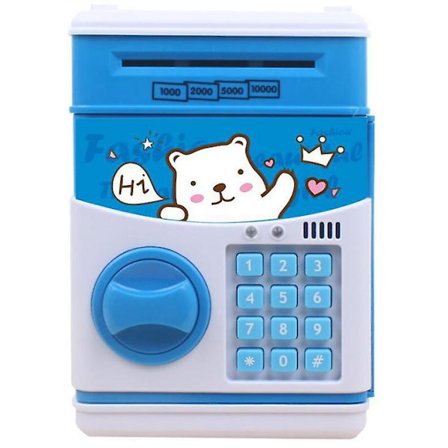 Elektronisk sparegris sparegris til drenge pengebank til voksne med adgangskode Atm sparegris til rigtige penge
