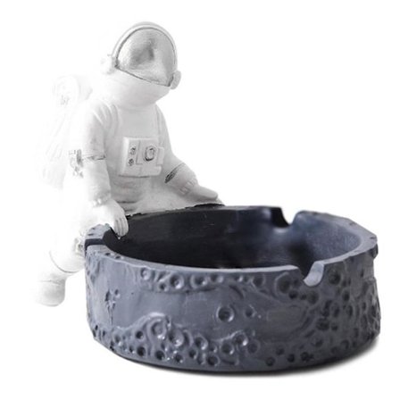 Harts Askafågel Astronaut i Resin - Silver