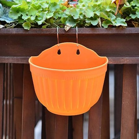 Väggmonterade blomkrukor Växthållare Hängande krukor för växter Hemträdgård Veranda Balkong Köksvägg Dekoration Hartsbehållare Trädgårdsskötsel 