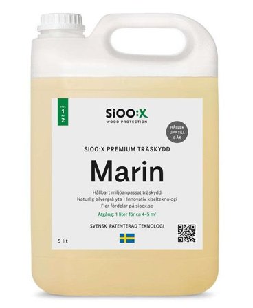 SiOO:X 1315-SE Träskydd marin, steg 1 5 l, Färg & tapeter