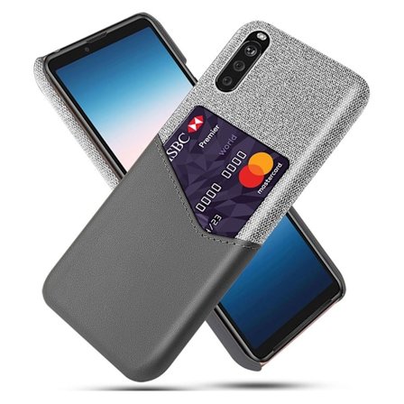 Bofink Sony Xperia 10 III Card Cover - Grå
