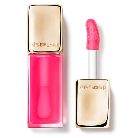 GUERLAIN Kiss Kiss Bee Glow Oil 458 Pop Rose, Makeup, Læber, Læbestift