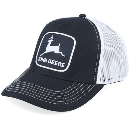 John Deere - Noir trucker Casquette - Moline 112 Cap White Trucker @ Hatstore