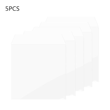 5 st/påse Förtjockat PVC-material Ytterhölje Skivskyddspåse för 12 tum för LP Vinylskivor Tillbehör