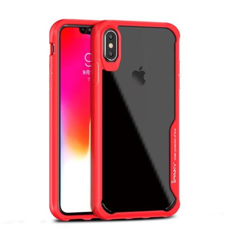 Iphone Xs Max - Ipaky Drop-proof Skal - Röd Red Röd