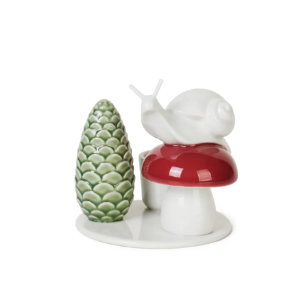 Dottir Winter-Stories Snegle Lysestake