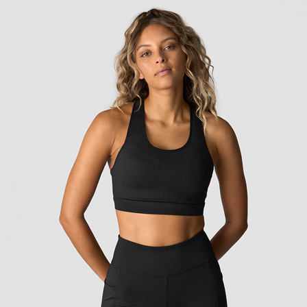 ICANIWILL Mirage Sports Bra, Black