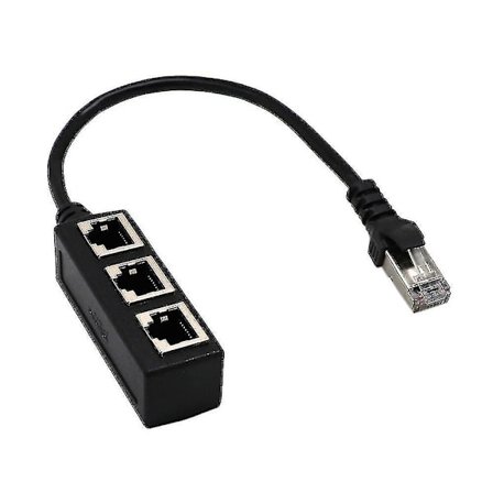 RJ45 Ethernet-kaapelin jakaja Verkkosovitin Ethernet-jako