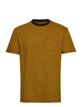 Vintage Overdye Stripe Tee T-shirt Gul Superdry