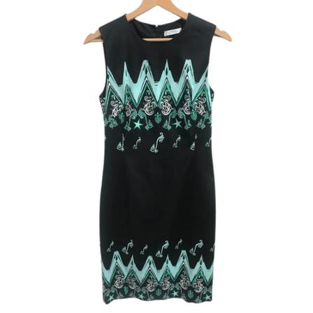 Versace Pre-owned, Pre-owned Dress Zwart, Dames, Maat:S,stof