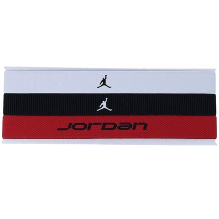 Jordan - Vit headband Beanie - 3-Pack Jordan Elastic Sport Wide Headbands @ Hatstore