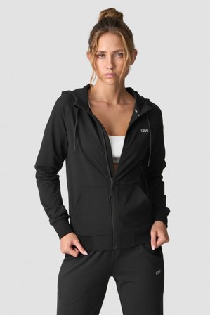 ICANIWILL - Activity Zip Hoodie Wmn Black - Dame - ICIW