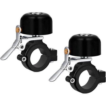 Klassisk messing sykkelklokke med fin, høy lyd - sykkeltilbehør for barn og voksne