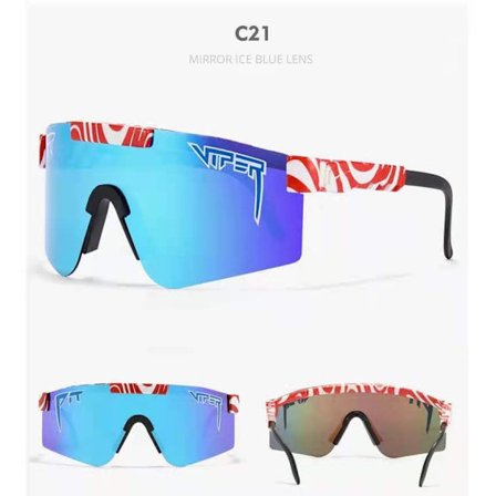 Cykelglasögon Galvaniserad Sport Populära Utomhusglasögon TR90 Stor Ram