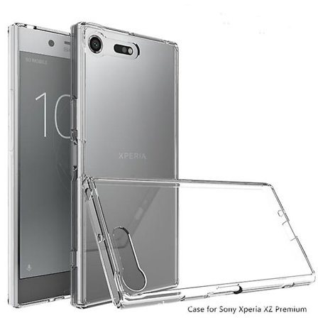 Sony Xperia XZ Premium Stødsikkert TPU Etui Cover - Transparent