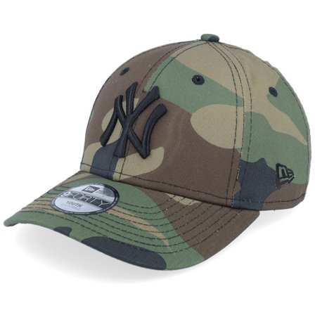 New Era - Camo adjustable Gorra - Kids New York Yankees League Essential 9Forty Camo/Black Adjustable @ Hatstore