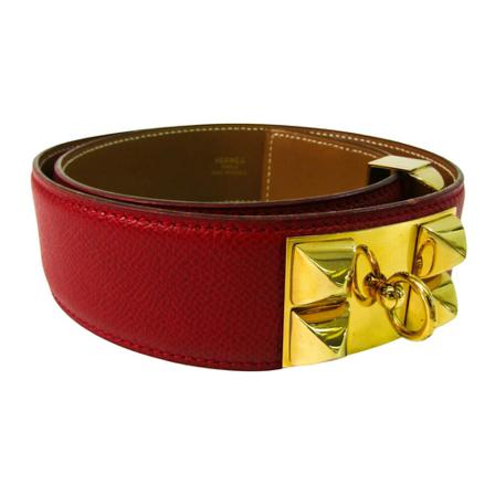 Hermès Vintage, Belts Rood, Dames, Maat:ONE Size