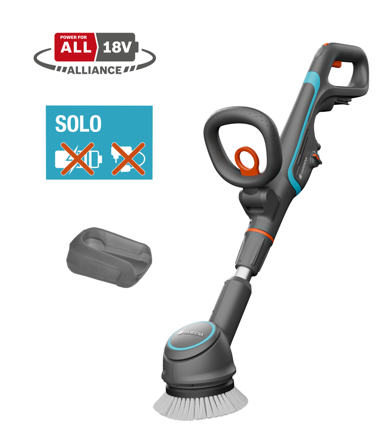 Gardena AquaBrush Compact Tvättborste utan batteri och laddare, Bevattning