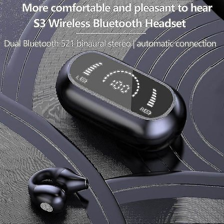 Knogleledning Hovedtelefoner Ørekroge Øreklips Hifi Trådløse Bluetooth-øretelefoner