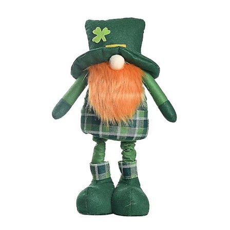 Irske Gnomer St. Patricks Dag Gaver Leprechaun Nordisk Svensk Vår Håndlaget Skandinavisk Tomte E