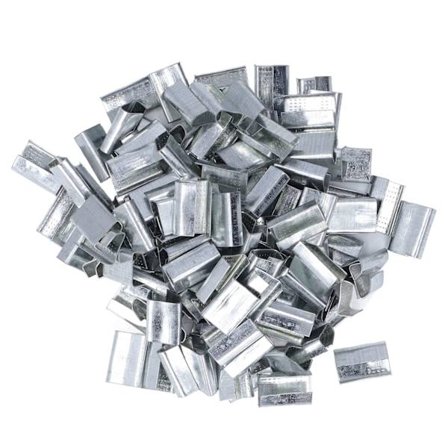 Galvaniserte stål åpne forseglinger for 16 mm plast PET-stropper metallbåndspenner