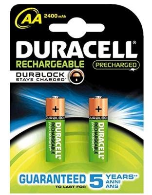 Duracell StayCharged batteri - 2 x AA-type - NiMH